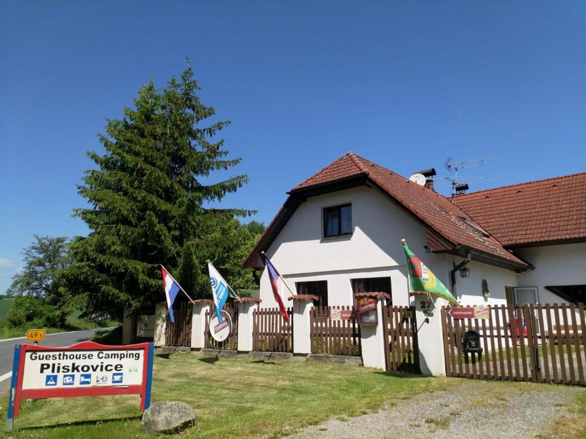 Camping & Guest House Pliskovice Mirovice Exteriör bild